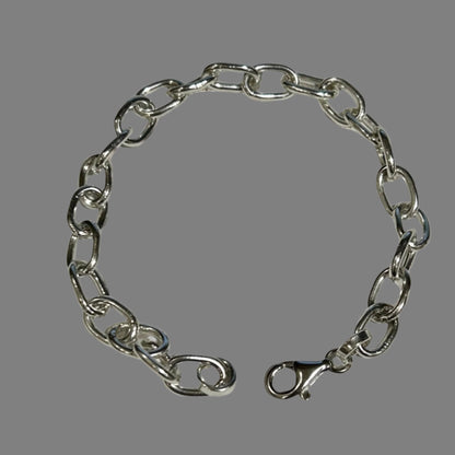 Link Chain Bracelet - 8mm Unisex Chain Bracelet | JJewelryArt