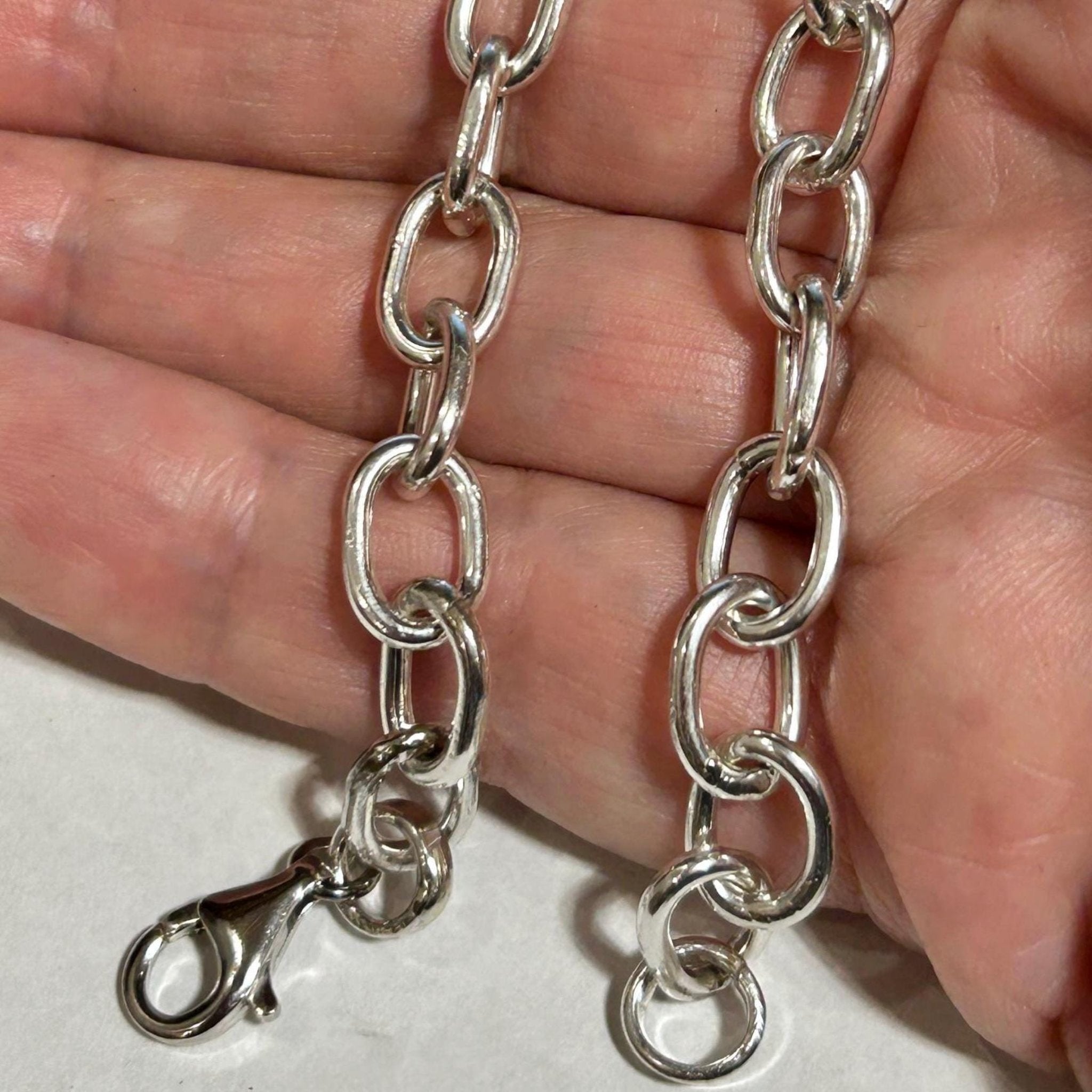 Link Chain Bracelet - 8mm Unisex Chain Bracelet | JJewelryArt