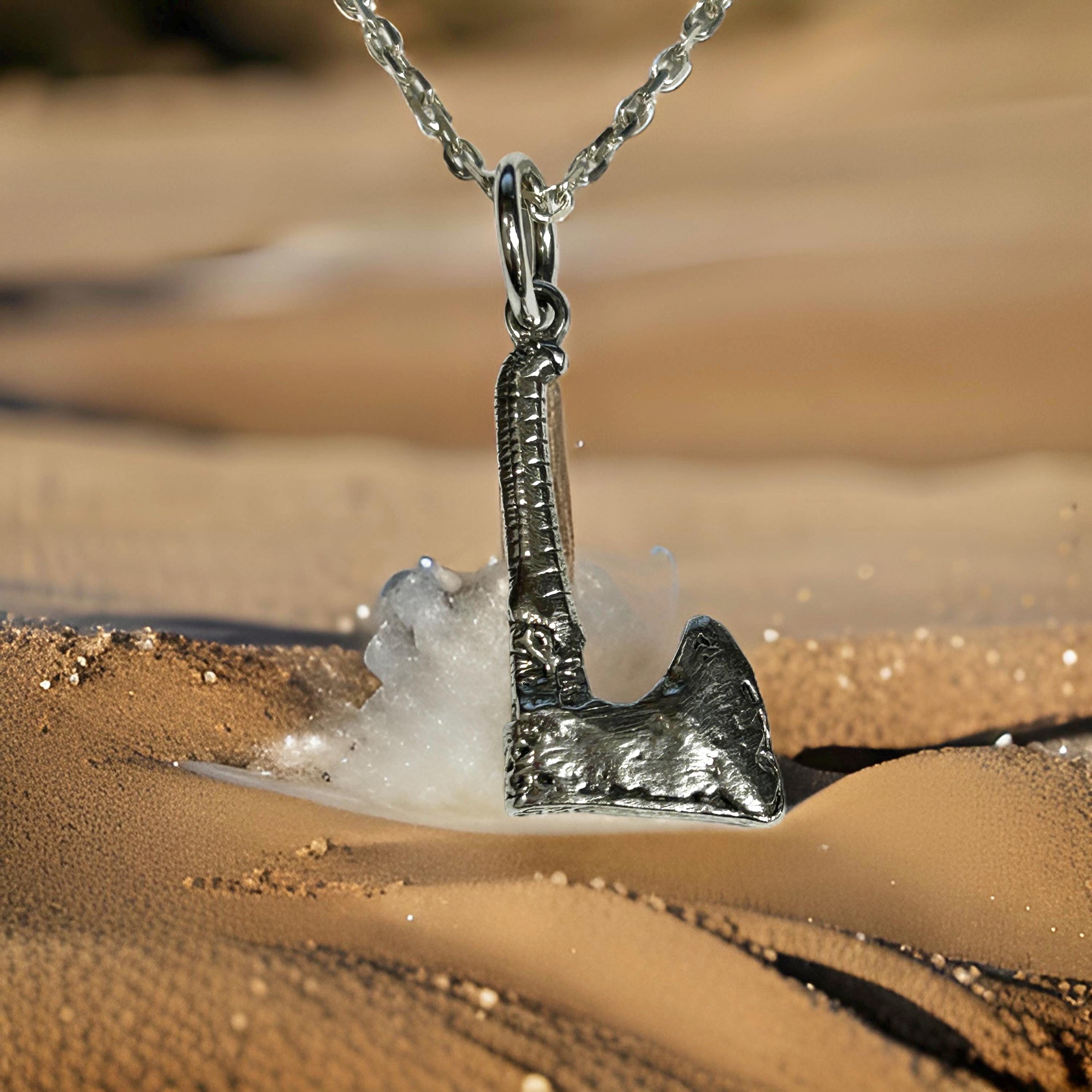 Viking Axe Pendant - Viking Axe Silver Necklace | JJewelryArt