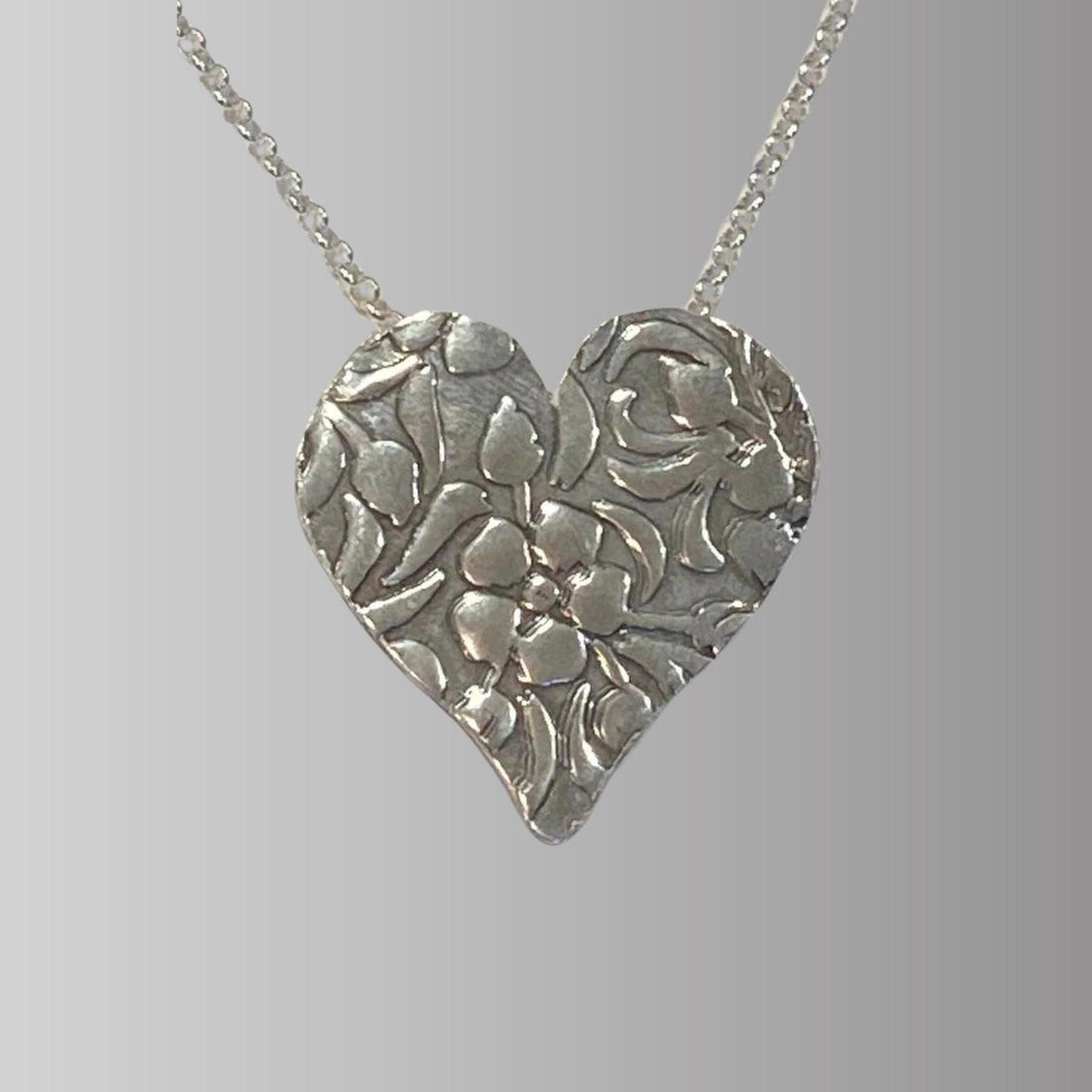 Large Heart Necklace - JJewelryArt
