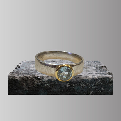 Peridot silver ring-JJewelryArt