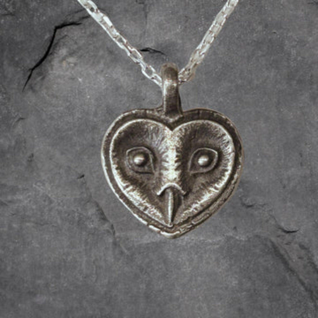 sterling silver owl necklace