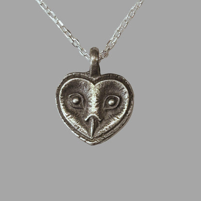 Sterling silver Owl pendant