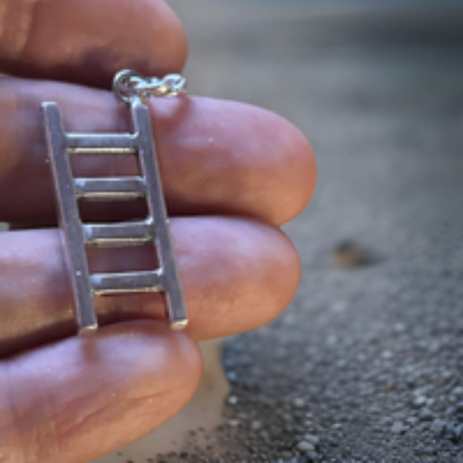 Handmade Sterling Silver Ladder Pendant - Unique Artisan Design