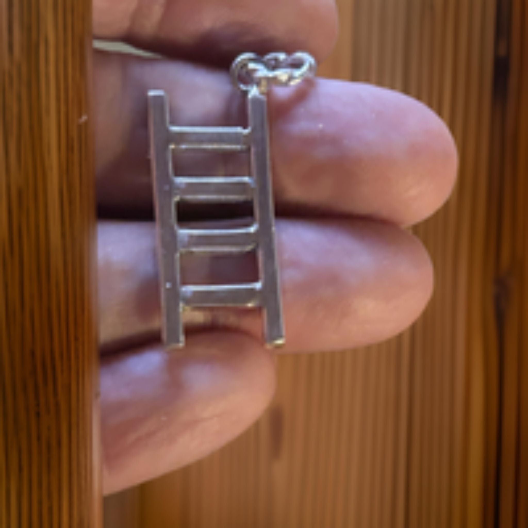 Handmade Sterling Silver Ladder Pendant - Unique Artisan Design